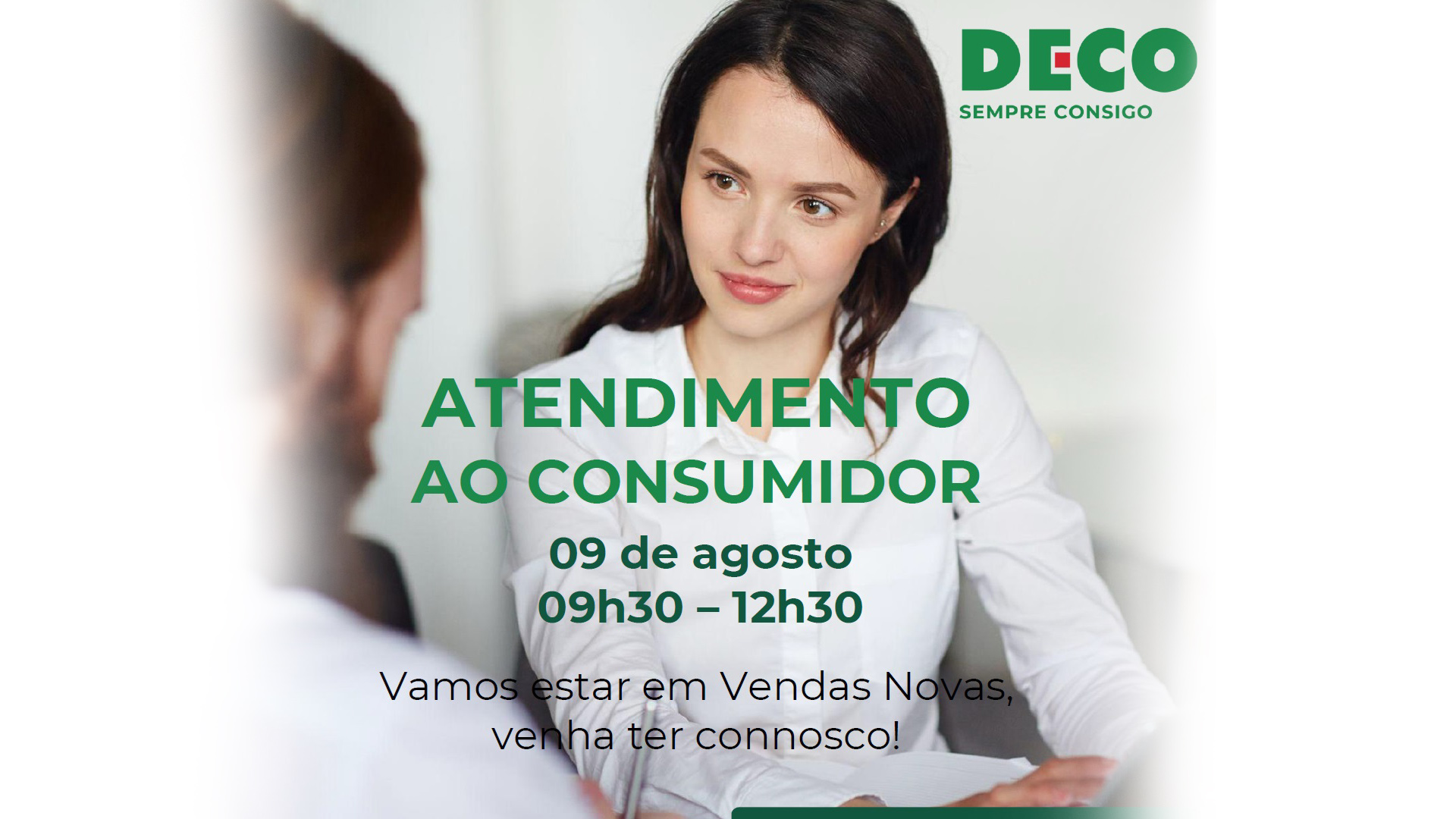 Gabinete de Apoio ao Consumidor – Atendimento por parte da DECO