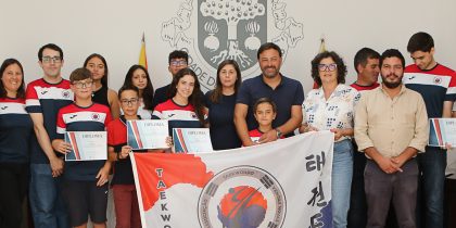 Reconhecimento à Associação de Taekwondo de Vendas Novas