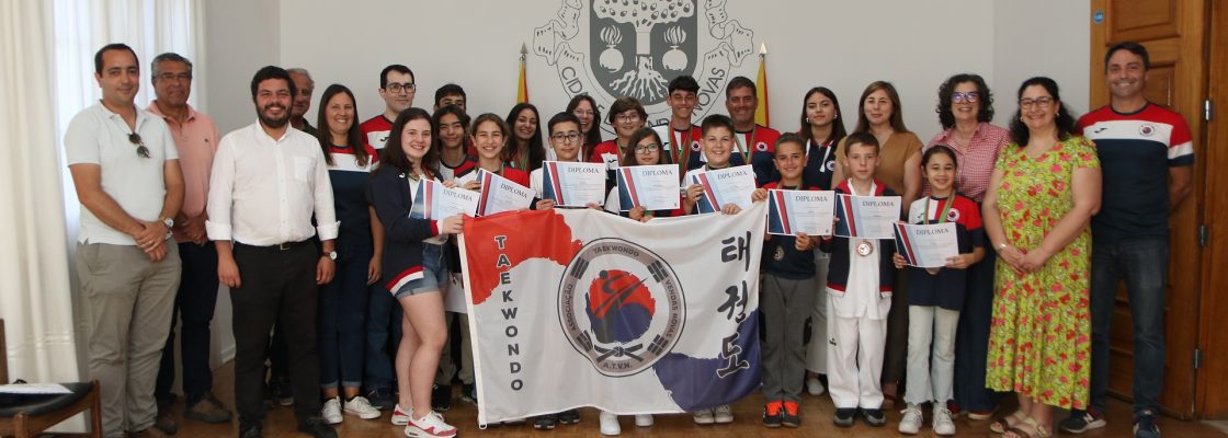 Município entrega diplomas de reconhecimento à Associação de Taekwondo de Vendas Novas