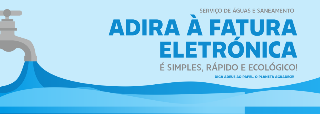 Adira à fatura eletrónica da água