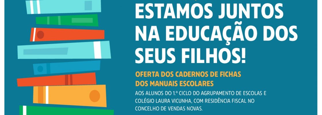 cartaz entrega cadernos fichas